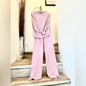 Suzy matching casual 2 piece sweat wear for around the house or out and about.